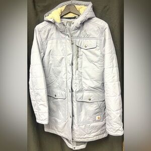 Carhartt Light Purple Utility‎ Jacket- Size Medium (8/10). Pre- Owned